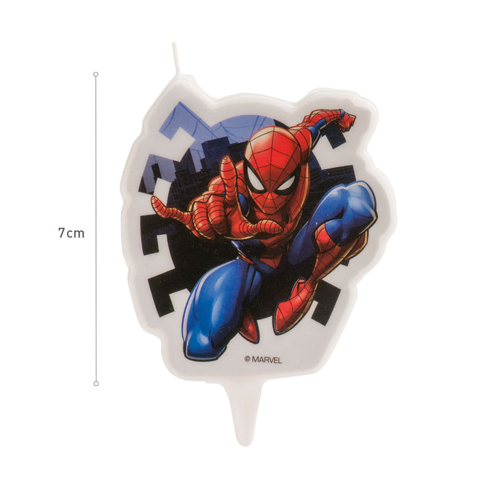 Spiderman-2D-Geburtstagskerze-7-cm