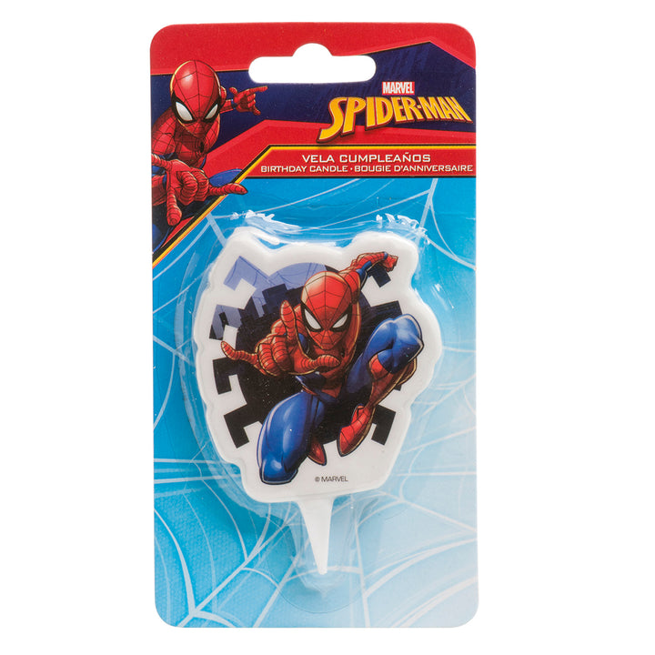 Spiderman-2D-Geburtstagskerze-7-cm