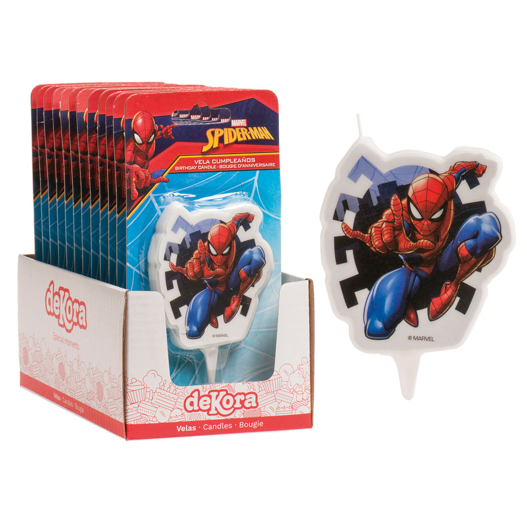 Spiderman-2D-Geburtstagskerze-7-cm