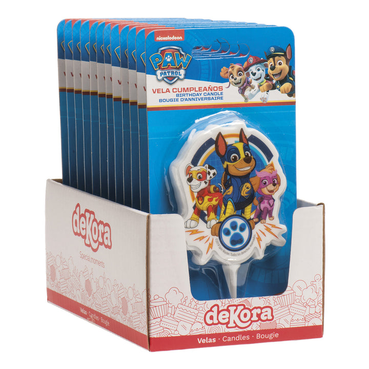 Figurenkerze Paw Patrol, Kuchenkerze mit Chase, Marshall & Skye