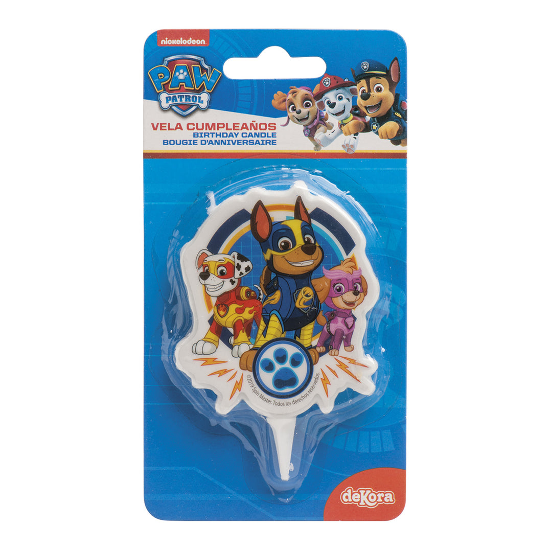 Figurenkerze Paw Patrol, Kuchenkerze mit Chase, Marshall & Skye