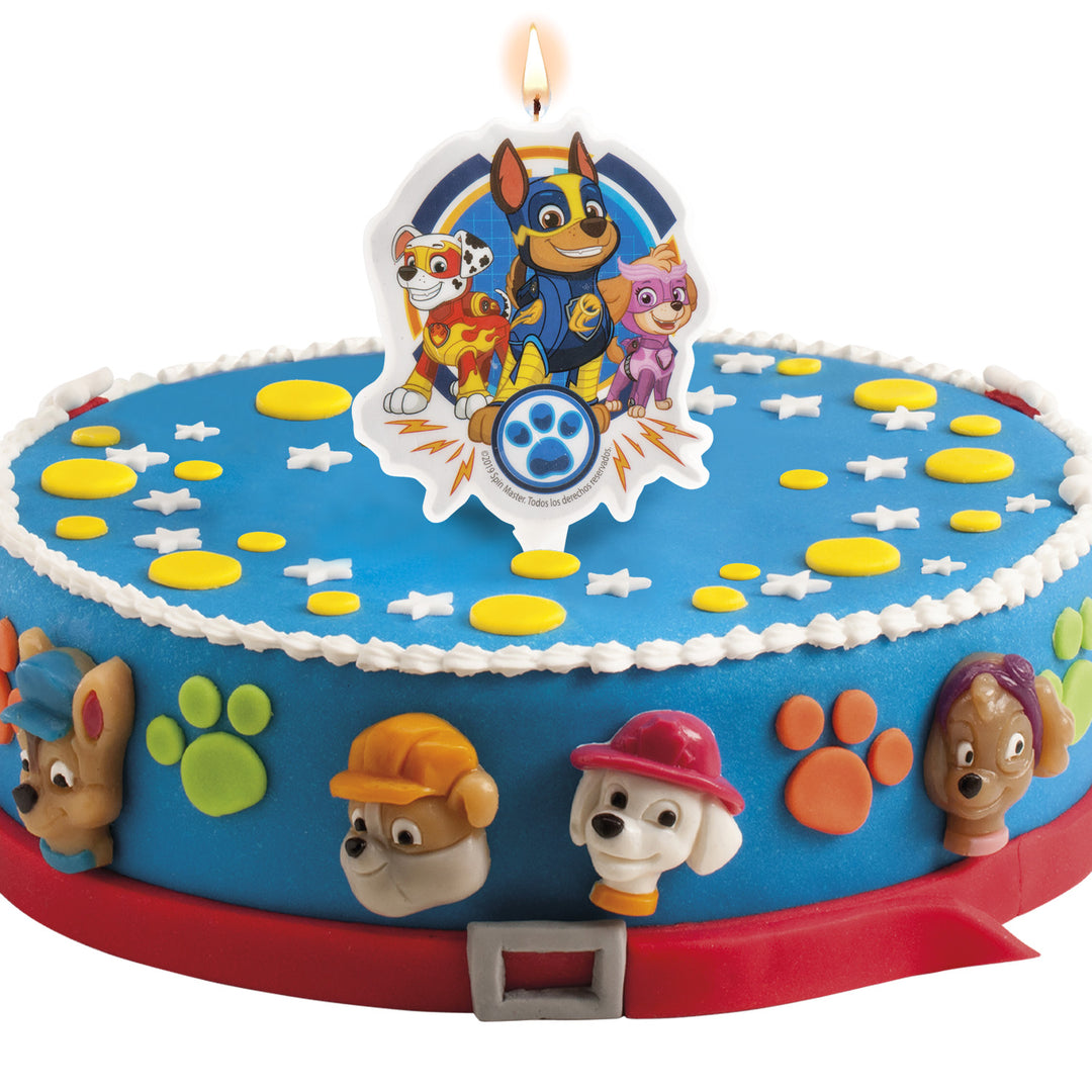 Figurenkerze Paw Patrol, Kuchenkerze mit Chase, Marshall & Skye