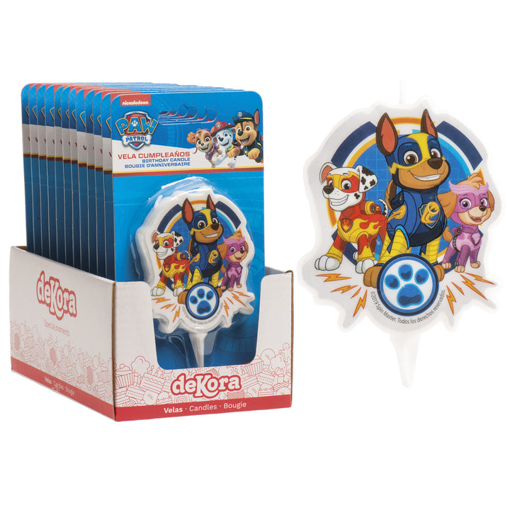 Figurenkerze Paw Patrol, Kuchenkerze mit Chase, Marshall & Skye