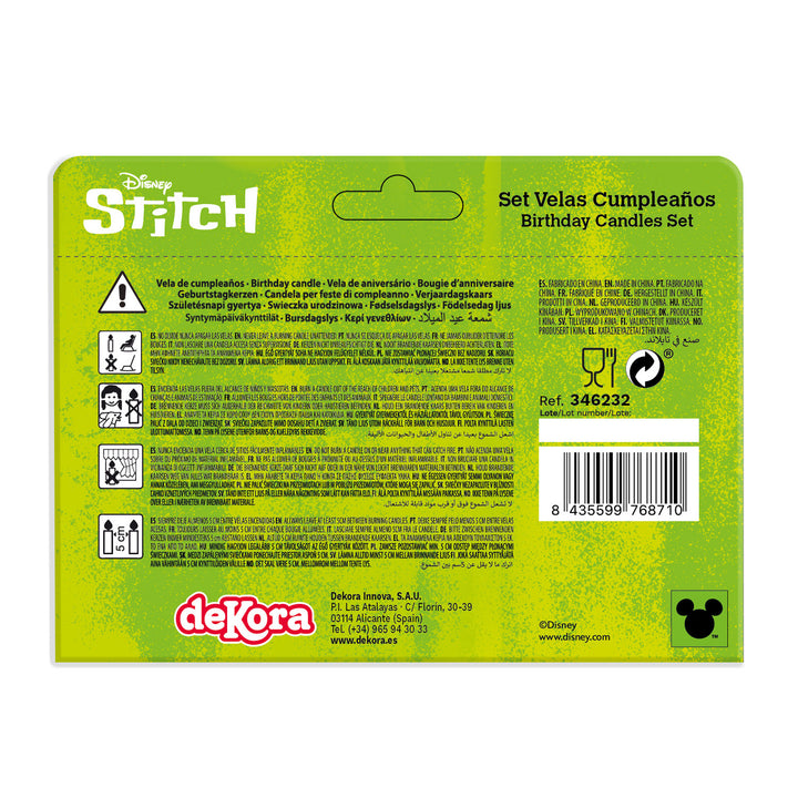 Kuchenkerzen-Stitch-&-Angel-Lilo-&-Stitch-4-Stück