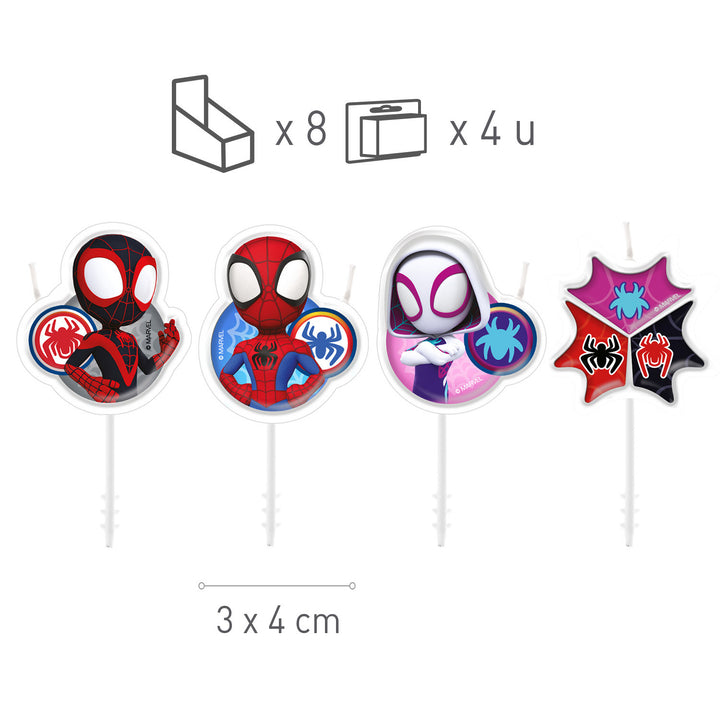 Geburtstagskerzen-Spidey-and-His-Amazing-Friends-4-Stück