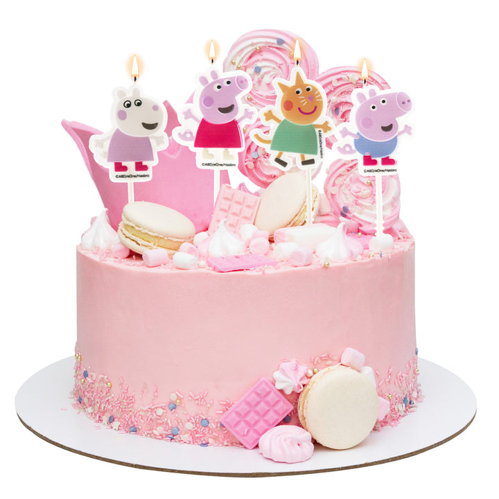 Peppa-Pig-&-Freunde-Geburtstagskerzen-4-Stück