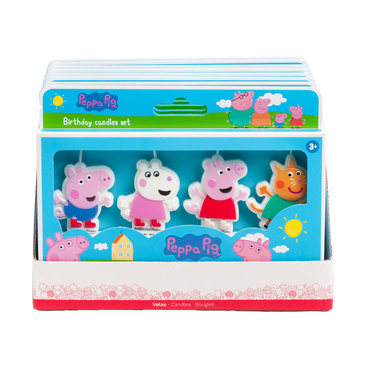 Peppa-Pig-&-Freunde-Geburtstagskerzen-4-Stück