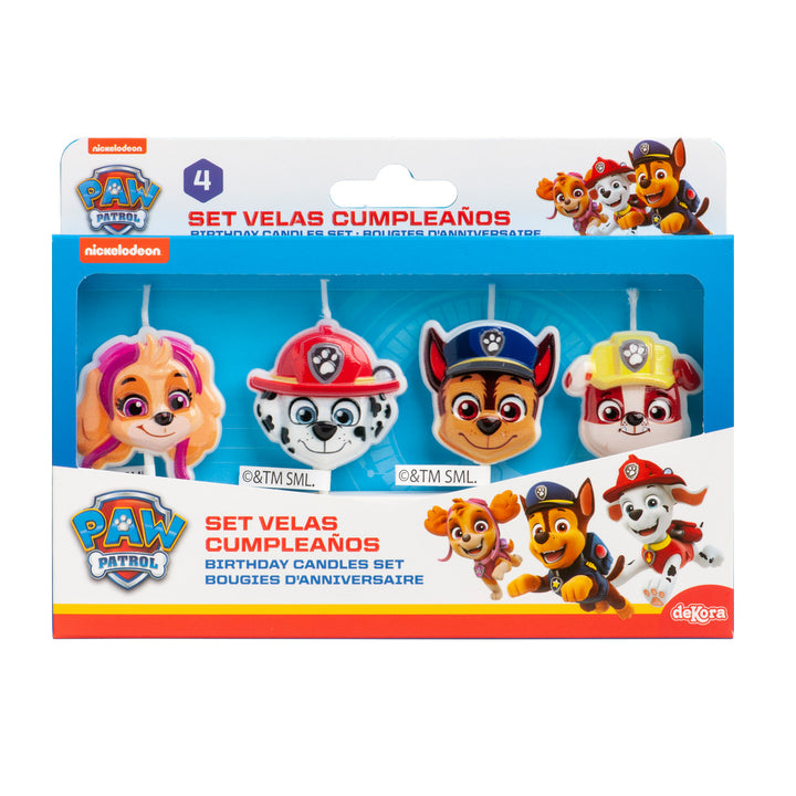 Geburtstagskerzen-Paw-Patrol-mit-Skye-Chase-&-Co-4-Stück