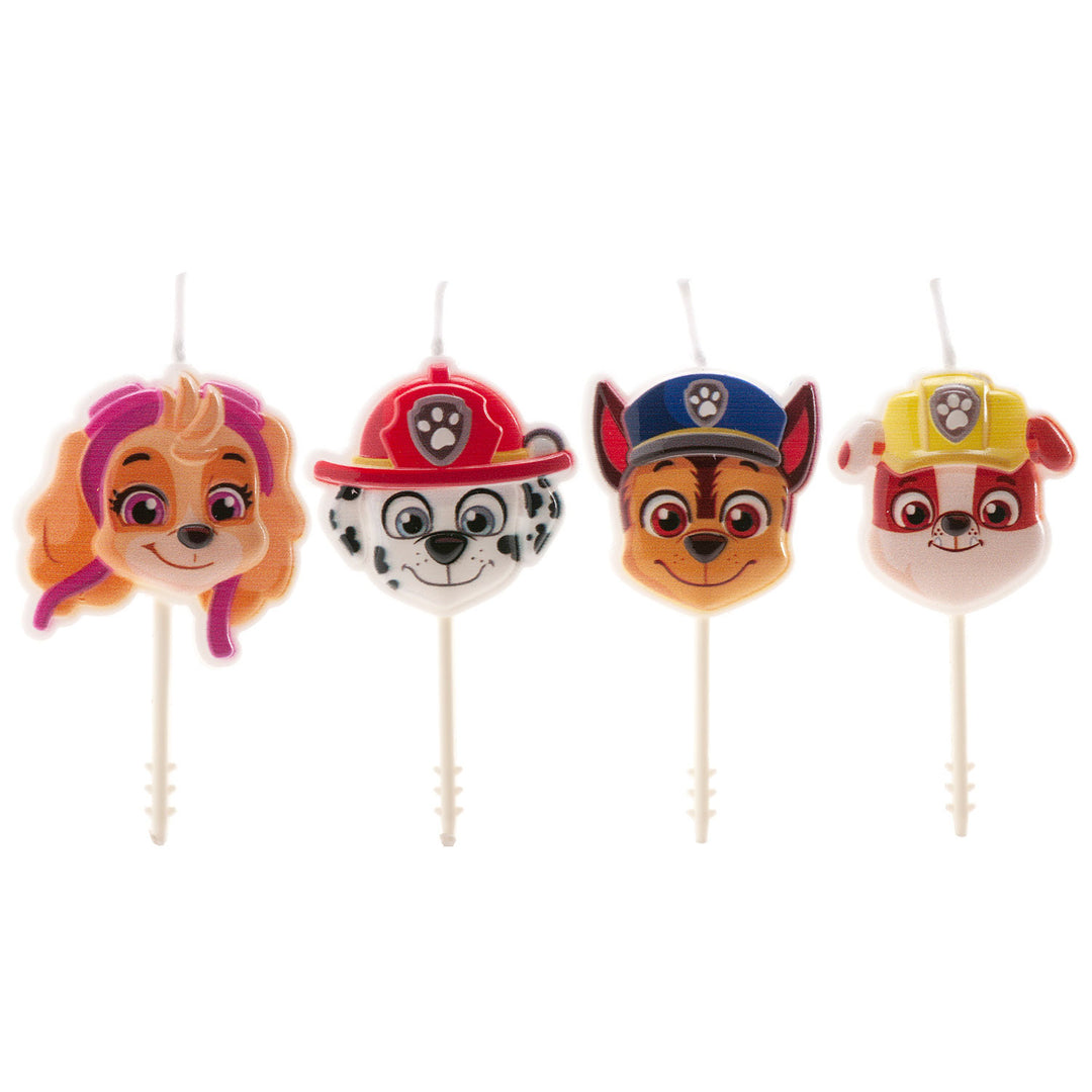 Geburtstagskerzen-Paw-Patrol-mit-Skye-Chase-&-Co-4-Stück