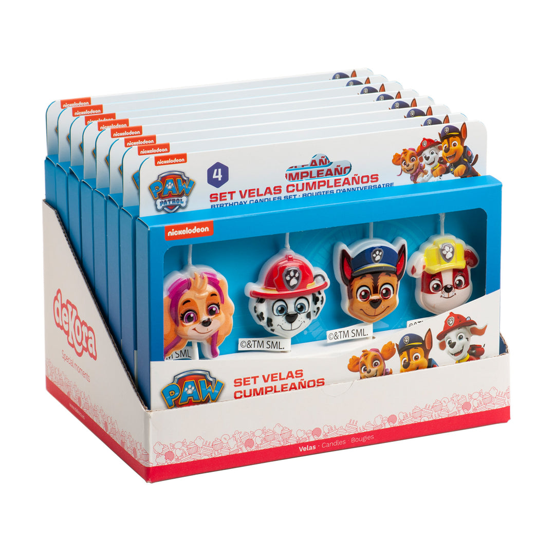 Geburtstagskerzen-Paw-Patrol-mit-Skye-Chase-&-Co-4-Stück