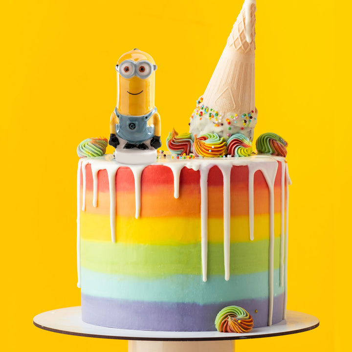 Tortenfigur Minions Kevin, 1 Stück, 7 cm