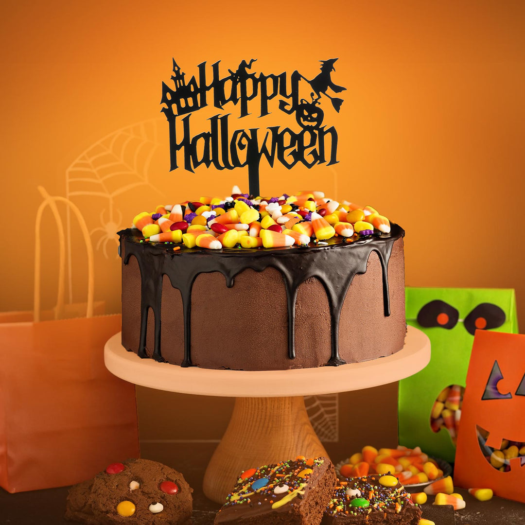 Halloween-Cake-Topper-Happy-Halloween-1-Stück-11-5-x-14-cm