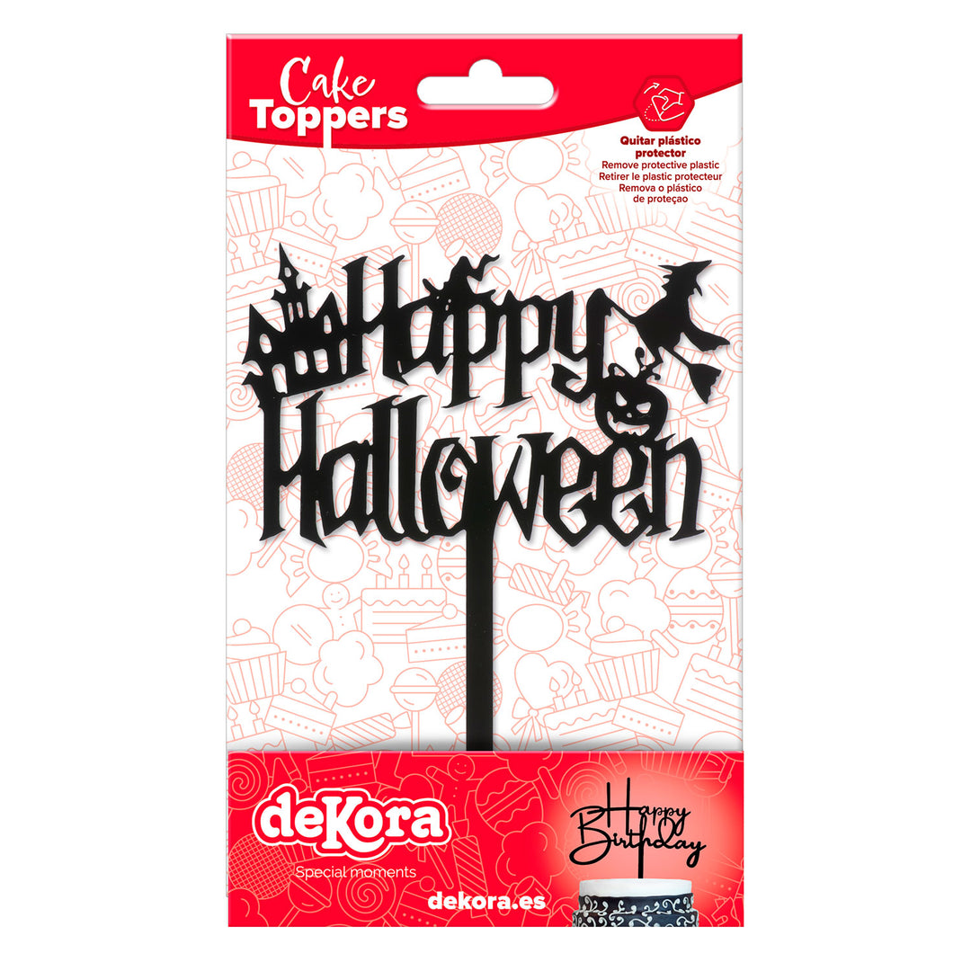 Halloween-Cake-Topper-Happy-Halloween-1-Stück-11-5-x-14-cm
