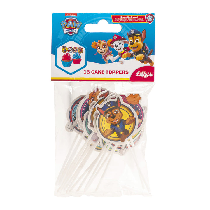 Paw Patrol Muffin- und Snackpicker, 16 Stück