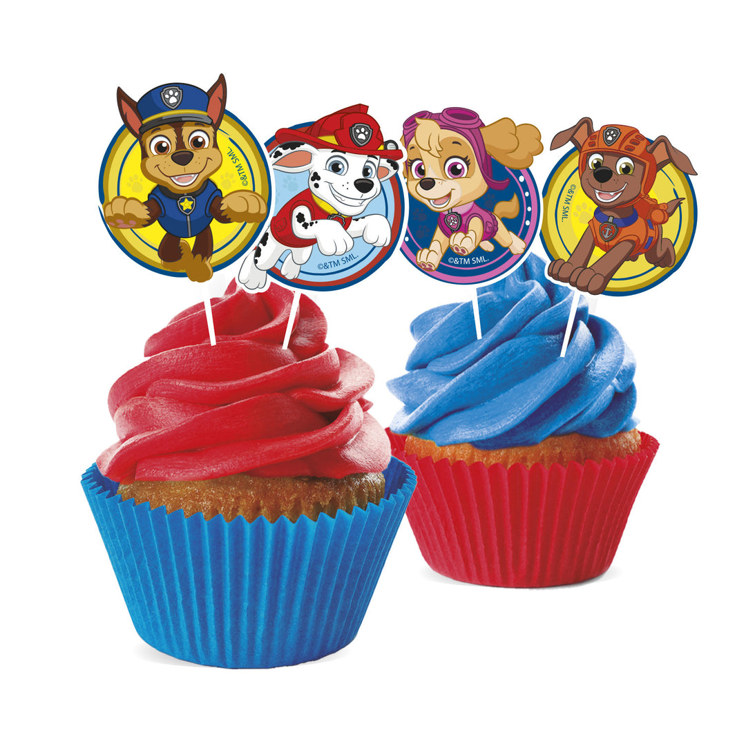 Paw Patrol Muffin- und Snackpicker, 16 Stück