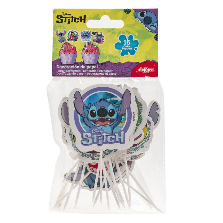 Lilo & Stitch Muffin Picker für Cupcakes, 16 Stück