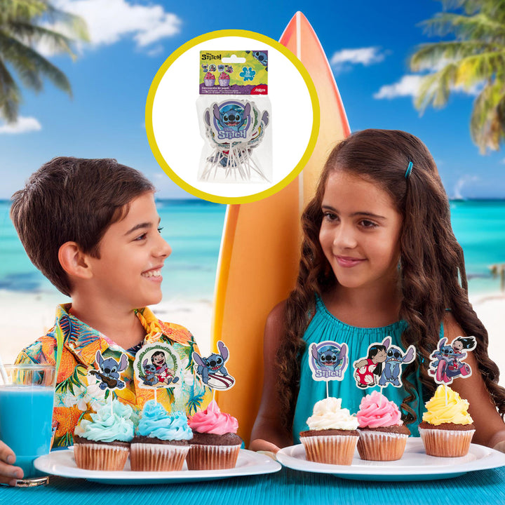 Lilo & Stitch Muffin Picker für Cupcakes, 16 Stück