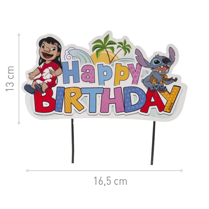 Cake-Topper-Lilo-&-Stitch-Happy-Birthday-1-Stück-17-5-cm