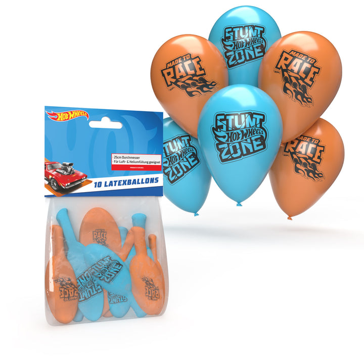 Hot Wheels, ballons, paquet de 8