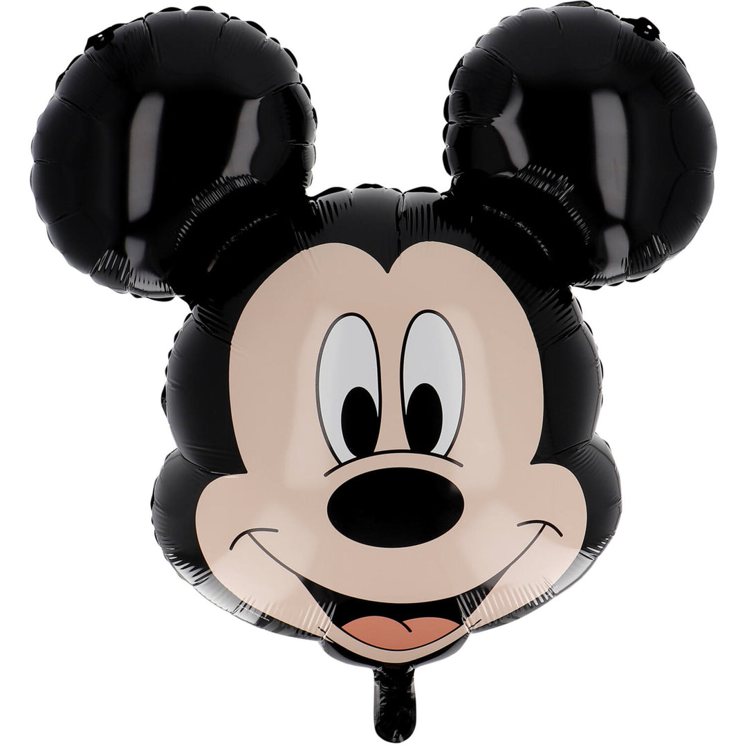 Mickey-Mouse-Folienballon-doppelseitig-60-x-58-cm-Vorderseite:-Mickey-Hinterseite:-Schwarz-+-Logo