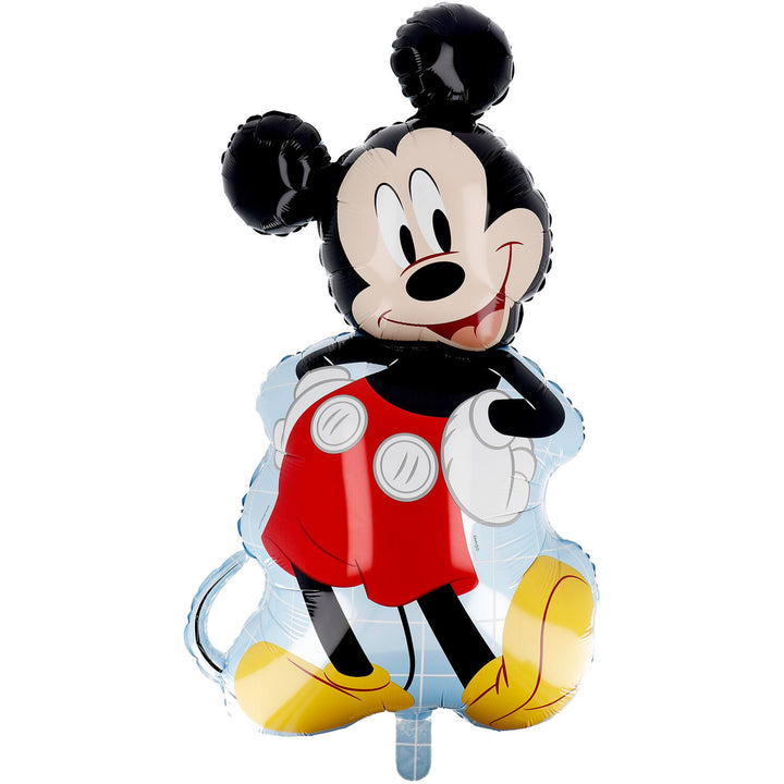 Supershape-Mickey-Mouse-Folienballon-doppelseitig-43-x-79-cm-Vorderseite:-Mickey-Hinterseite:-Blau-+-Logo