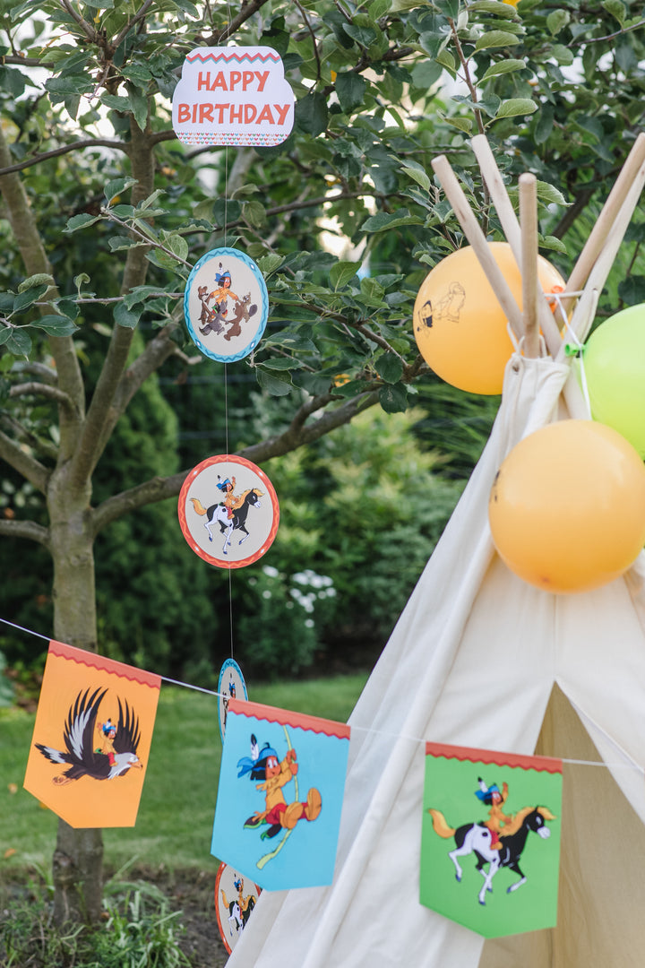 Indianer Yakari Deckenhänger, 1m kinderparties-shop