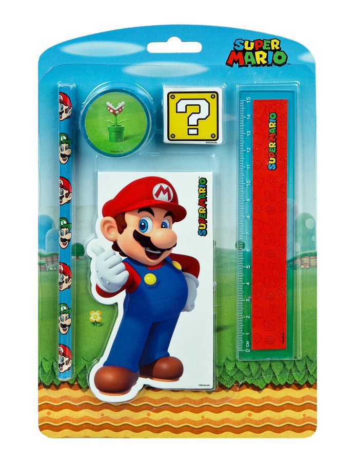 Schreibset Super Mario Bros, 5-tlg