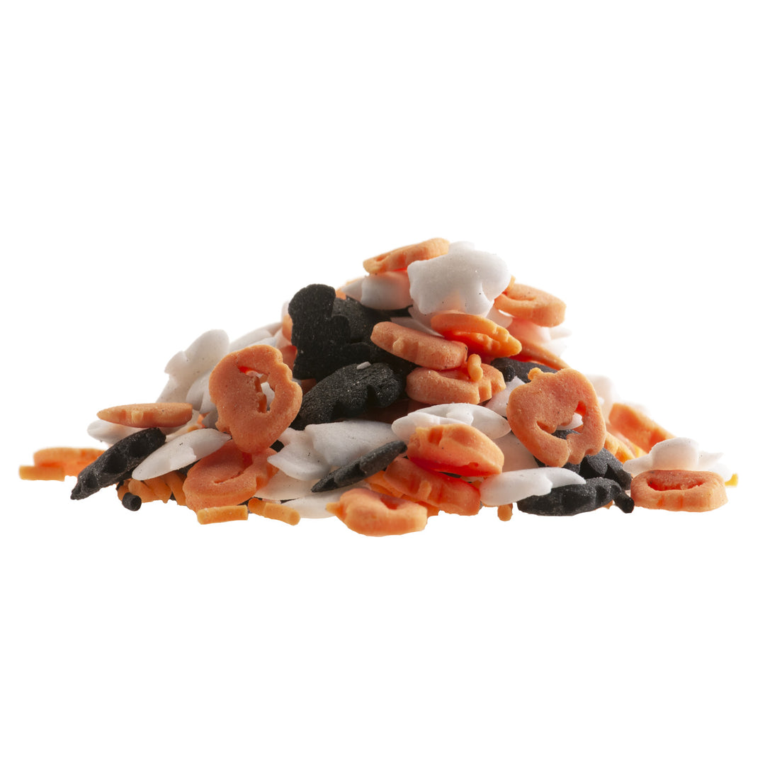 Streuselmix Halloween mit Kübris & Geistern, essbare Zuckerdeko, 100g