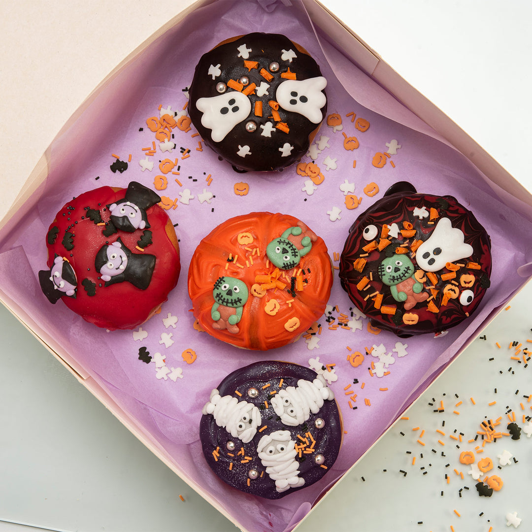 Streuselmix Halloween mit Kübris & Geistern, essbare Zuckerdeko, 100g
