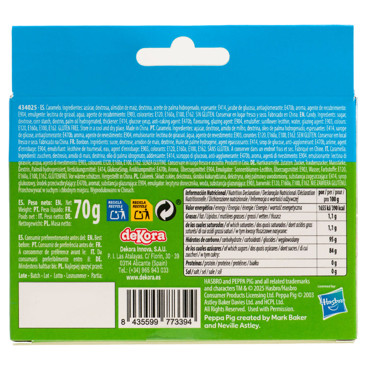 Streusel Mix Peppa Wutz, essbare Kuchen & Muffin Deko, 70 g