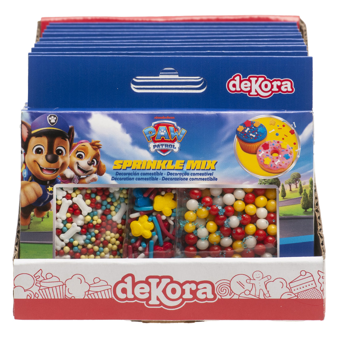Streusel Mix Paw Patrol, essbare Kuchen & Muffin Deko, 70 g