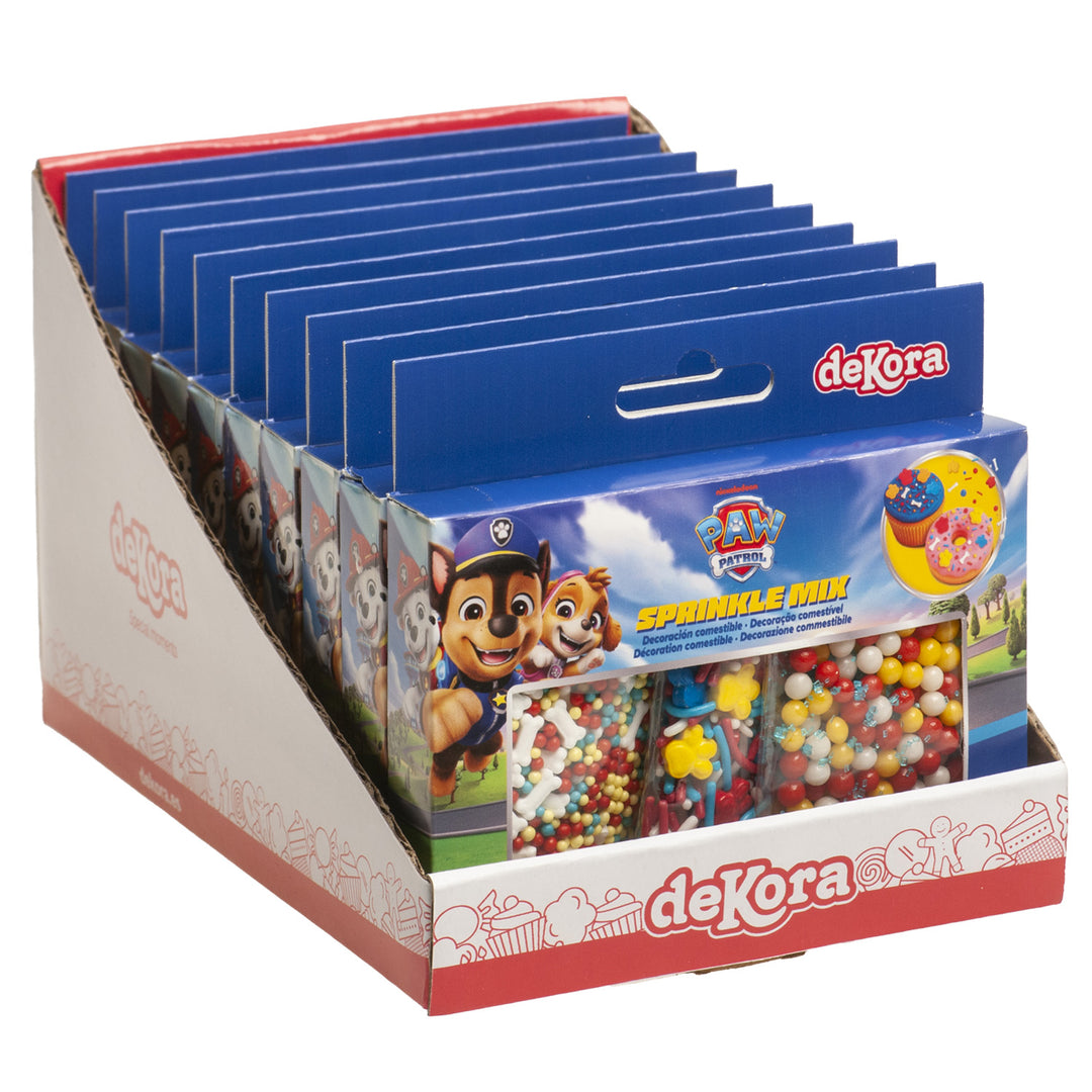 Streusel Mix Paw Patrol, essbare Kuchen & Muffin Deko, 70 g