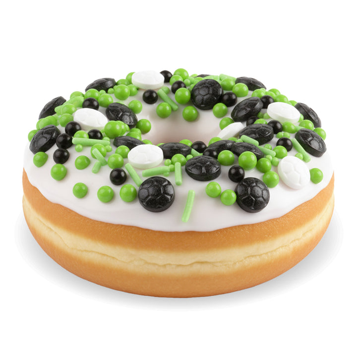 Zuckerstreusel Fussball Mix, essbare Kuchen & Muffin Deko, 70g