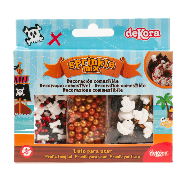 Streusel Mix Pirat, essbare Deko für Kuchen & Muffins, 70 g