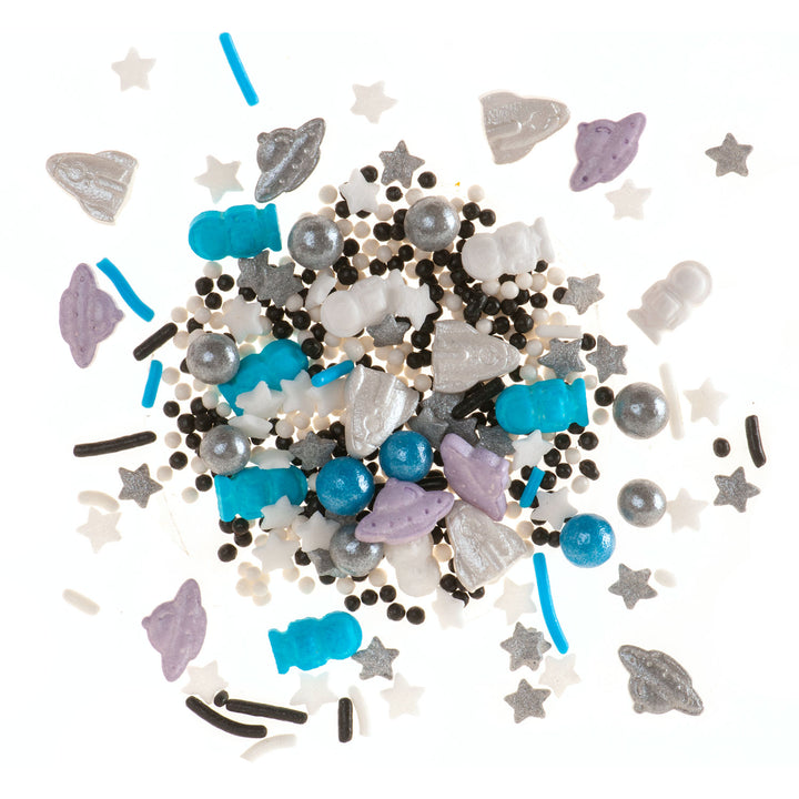 Streusel Mix Weltall Astronaut, essbare Kuchen & Muffin Deko, 70g