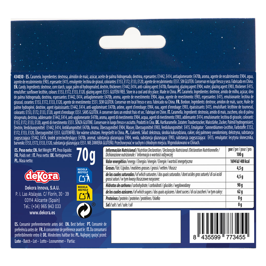 Streusel Mix Weltall Astronaut, essbare Kuchen & Muffin Deko, 70g