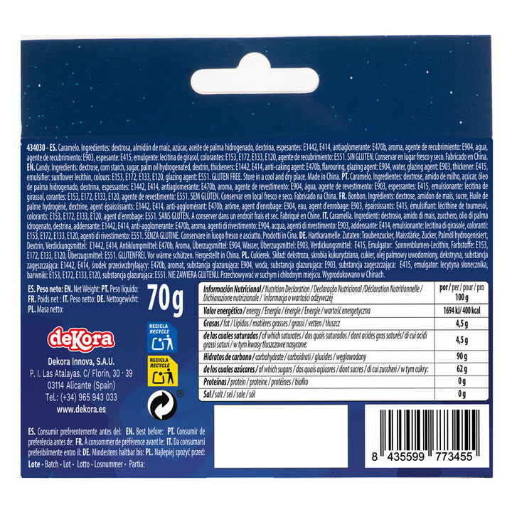 Streusel Mix Weltall Astronaut, essbare Kuchen & Muffin Deko, 70g