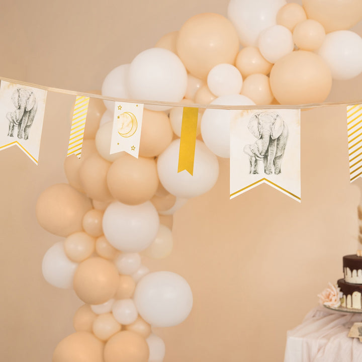 Luftballons Safari Nude, 'You are Loved', 6er Pack kinderparties-shop