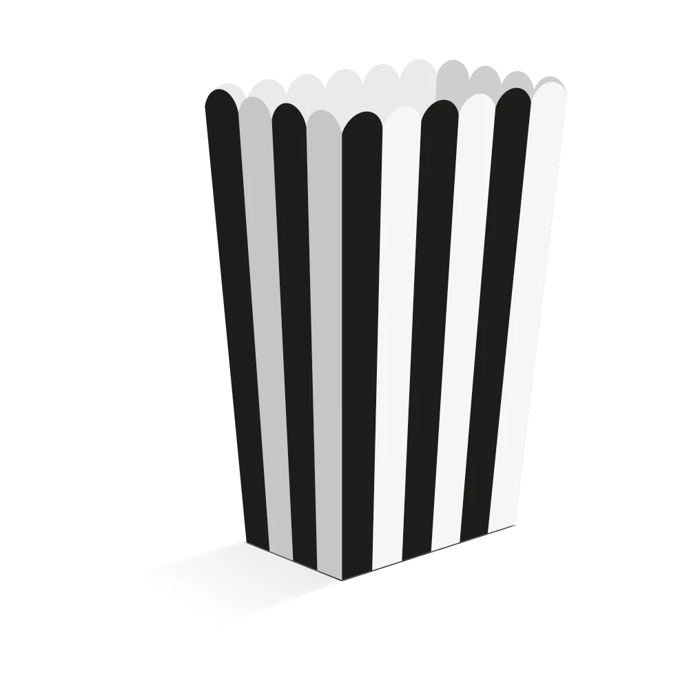 Popcornboxen-gestreift-8-Stück-rot