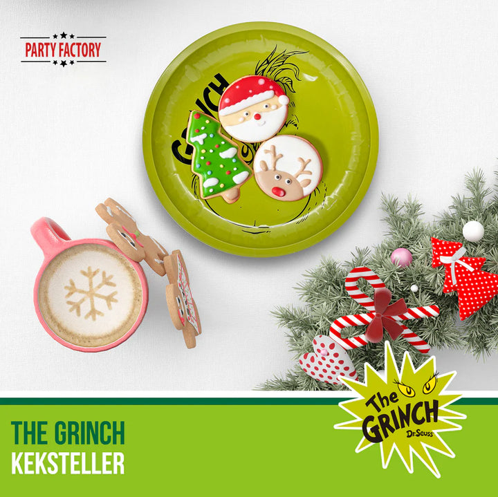 Grinch-Keksteller-Weihnachtsteller-aus-Kunststoff-Ø-26-cm