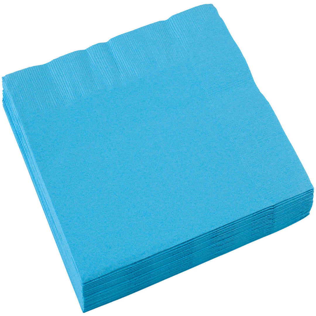 Papierservietten Caribbean Blue, 20 Stück, 33 x 33 cm