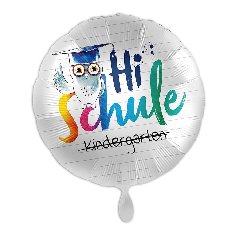 Schulanfang Folienballon, Hi Schule