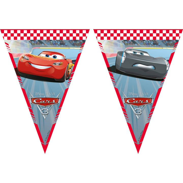 Wimpelkette Disney Cars 3, 9 Flaggen, 2.3 m