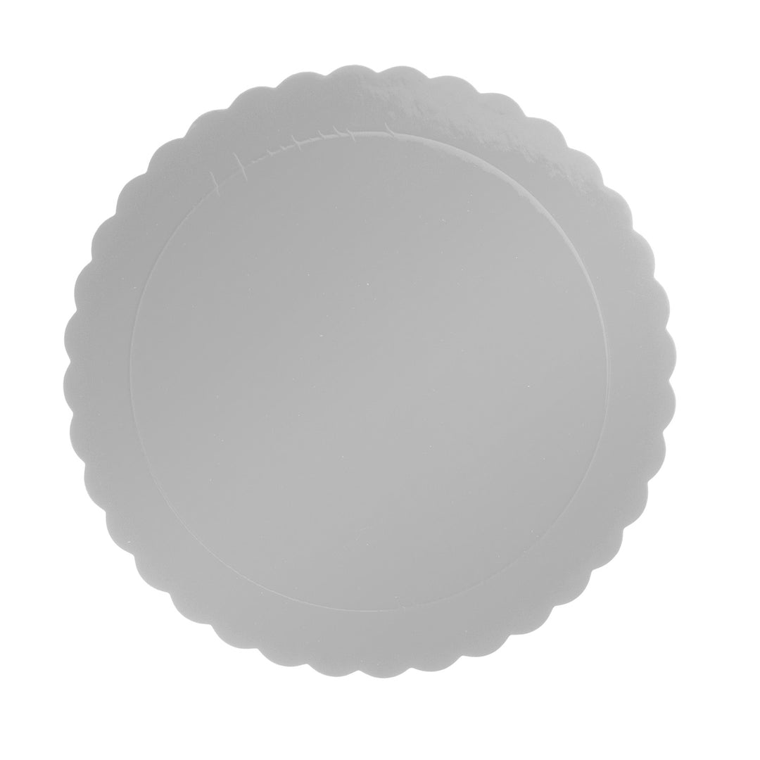 Tortenplatten Silber, Pappe, Ø 30 cm, 10er Pack