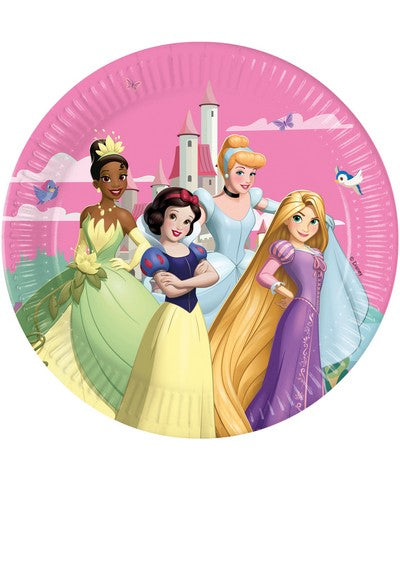 Disney Prinzessin Teller Create Your World, 8 Stück, Ø 23 cm