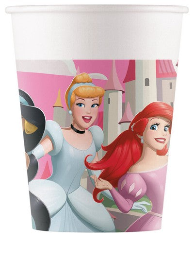 Partybecher Disney Prinzessinnen Create Your World, 8 Stück