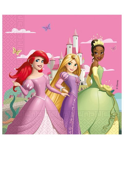 Disney Prinzessinnen Servietten, Create Your World, 20 Stück