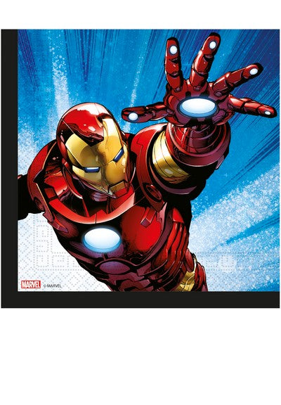 Avengers Evergreen Servietten, 20 Stück