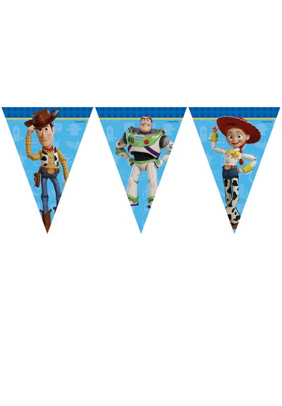 Wimpelkette Toy Story, 9 Wimpel, 2.3 m