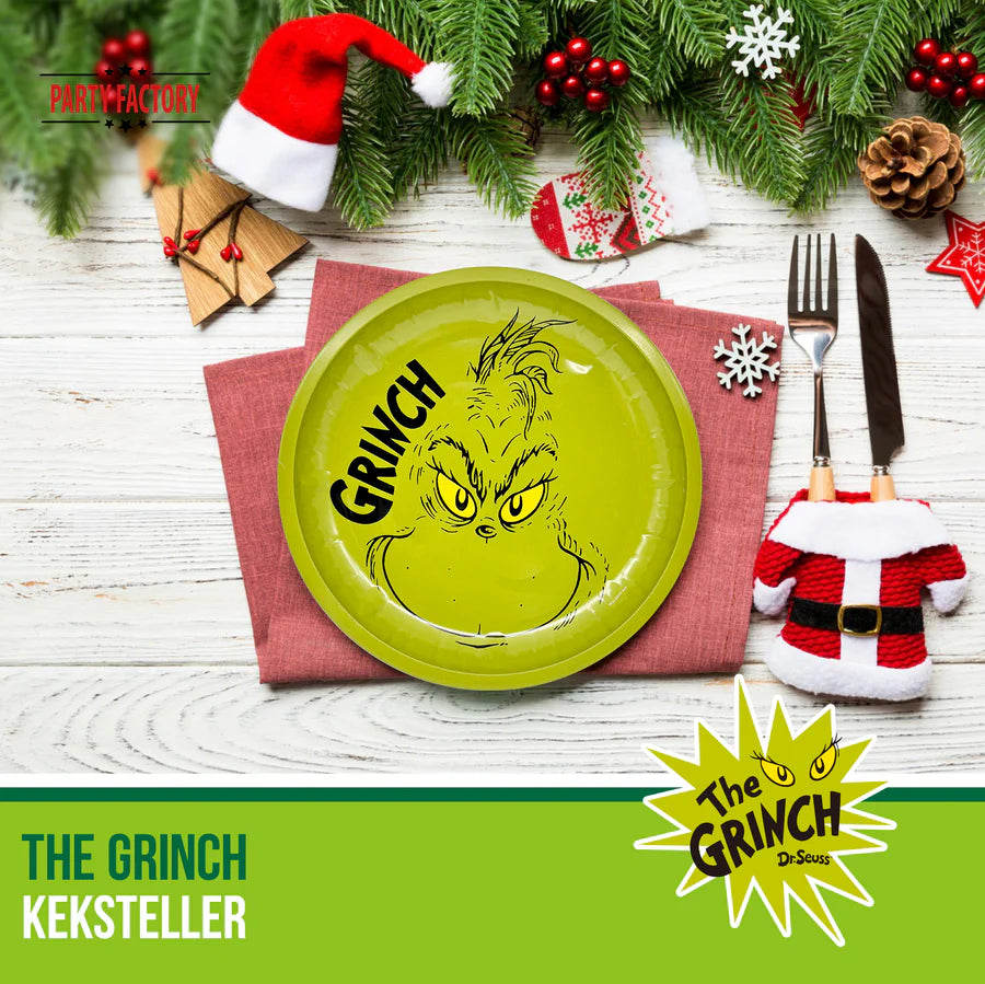 Grinch-Keksteller-Weihnachtsteller-aus-Kunststoff-Ø-26-cm